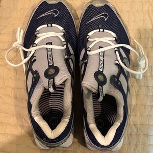 Nike Shox 2:45 Navy and White Sneakers
